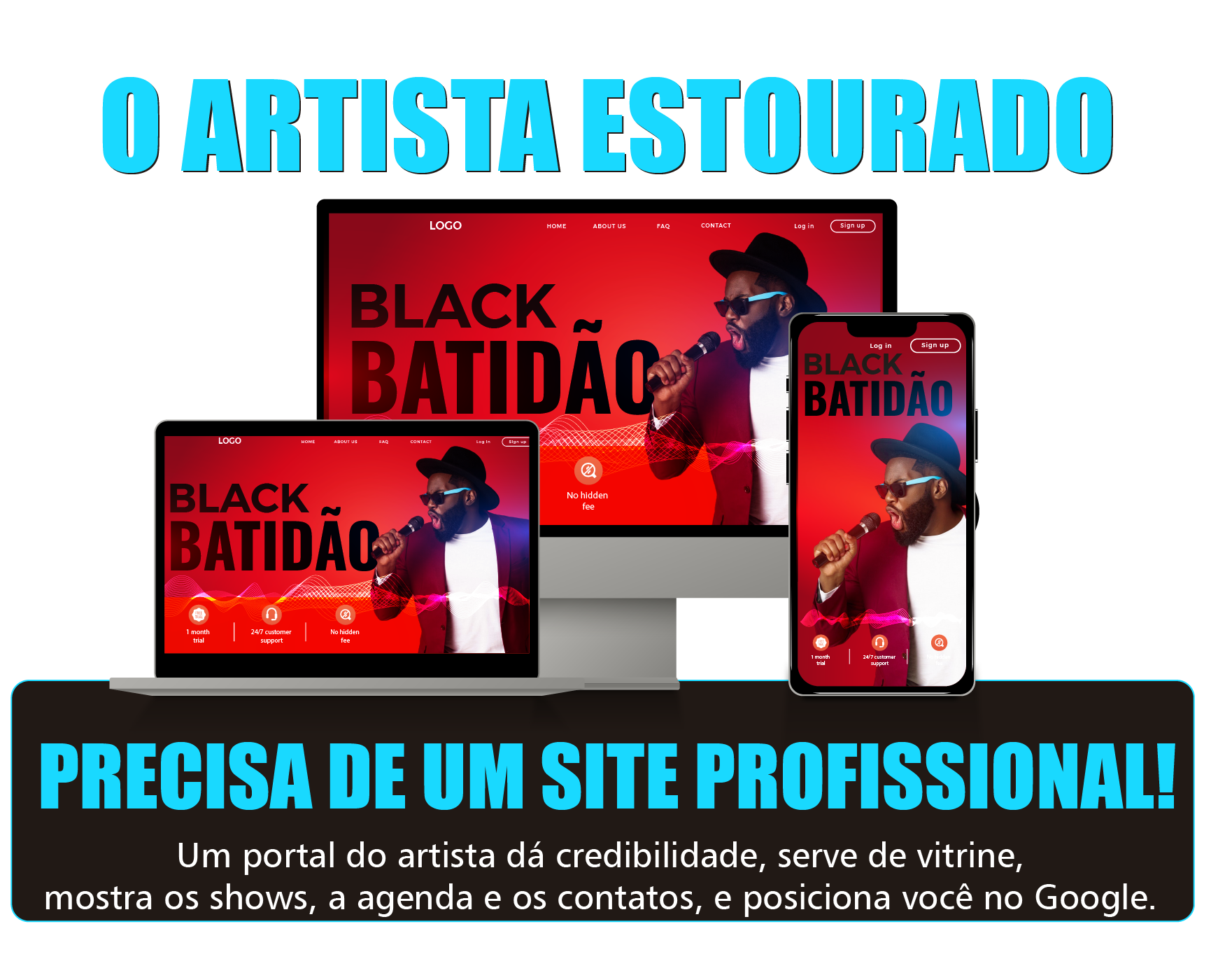 Crie seu site profissional